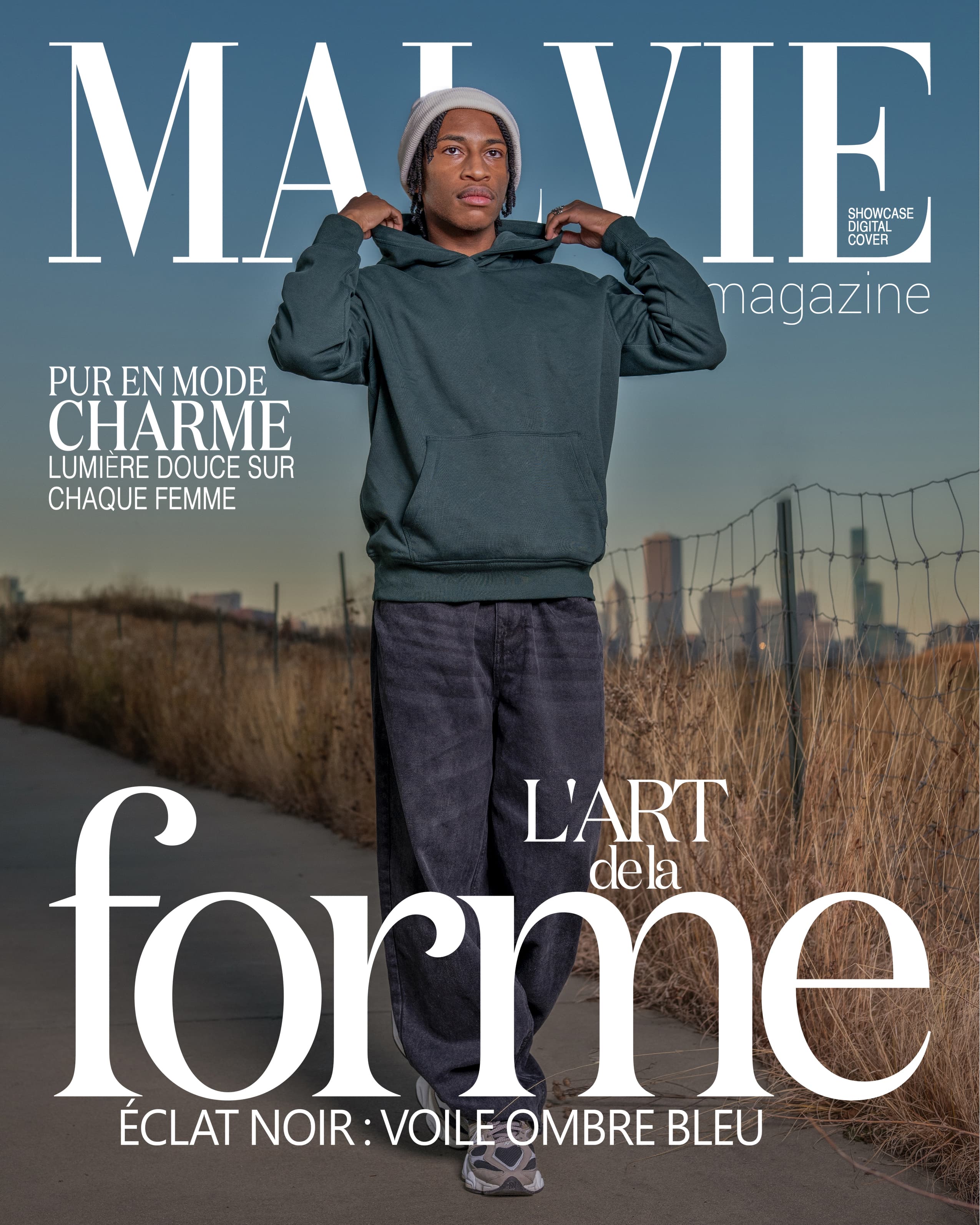 MALVIE Magazine digital cover tearsheet